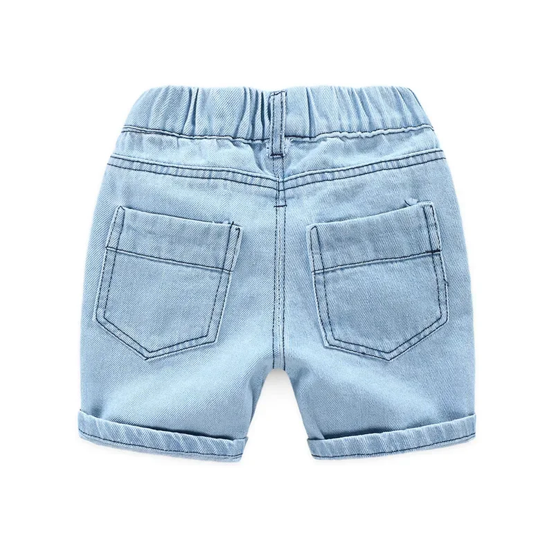 4-9 Years Children Shorts Toddler Kids Short Pant Summer Cotton Denim Boys Beach Shorts  Leisure Capris  Baby Clothing  KF553