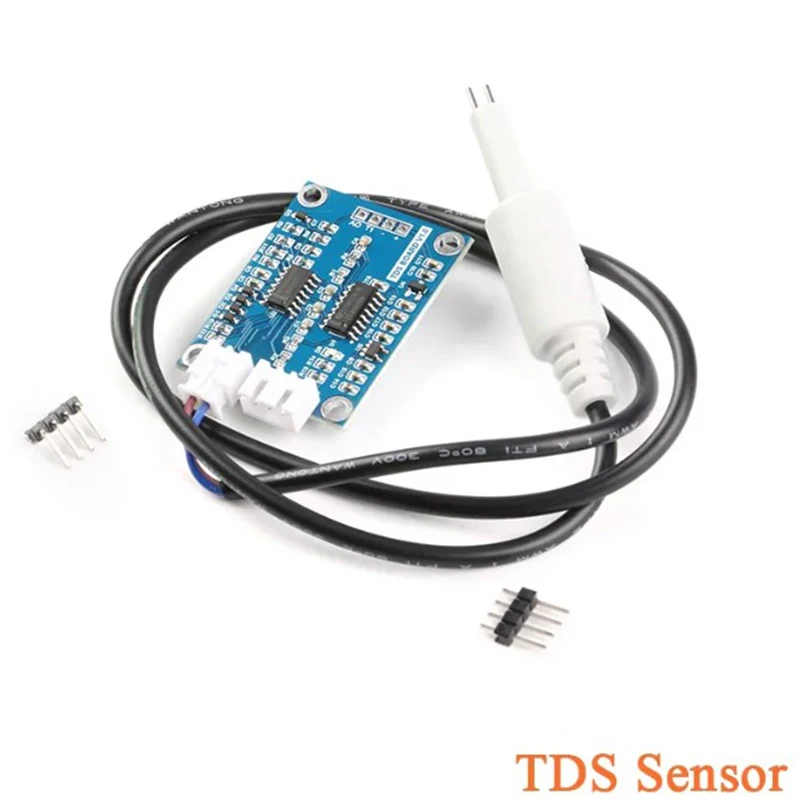 5PCS Sensor Dissolved Solids Analog Signal Soluble Solid Water Quality Detection Module DS18B20 Temperature for Arduino 51STM32