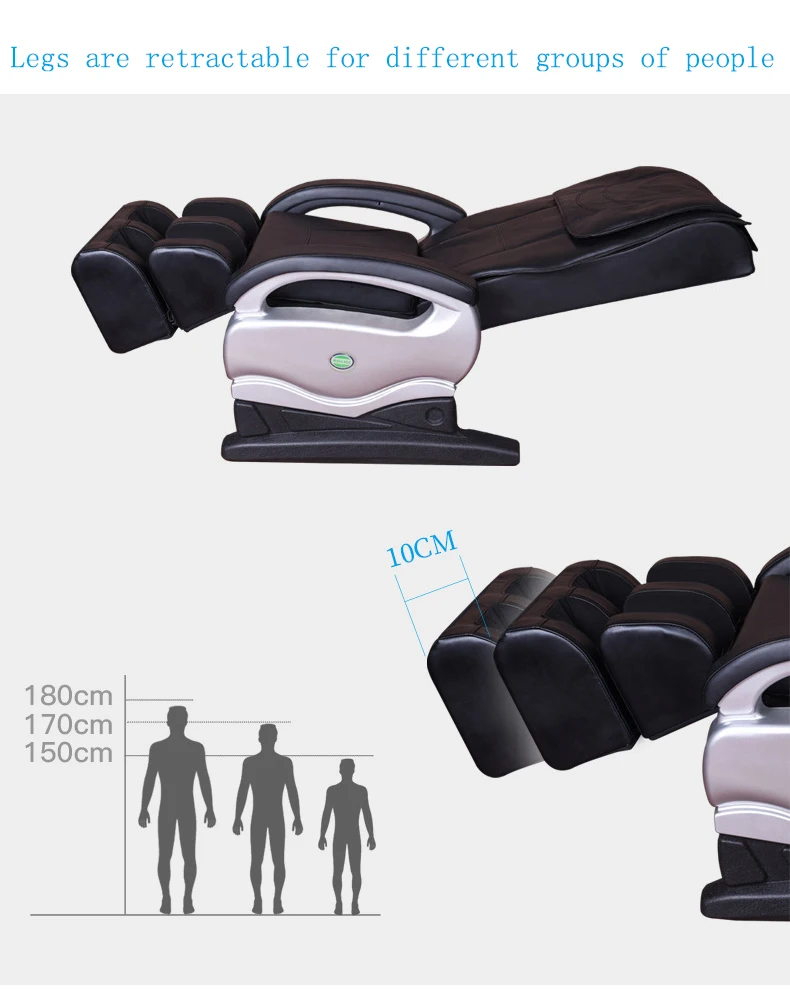 Wholesale Luxury 3D Zero Gravity Shiatsu Roller Full Body Massage Chair