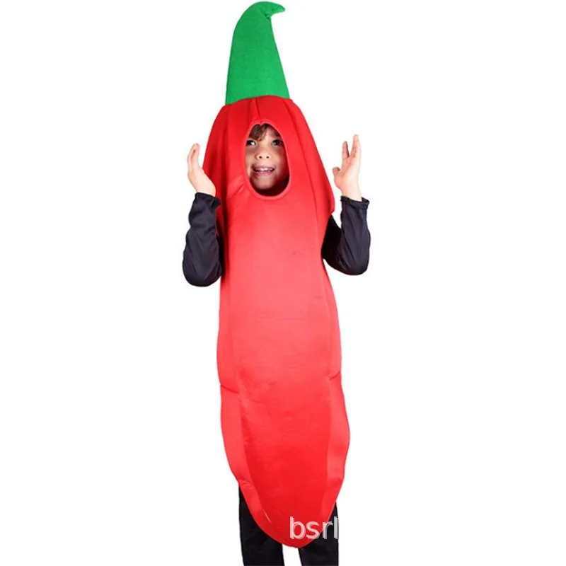 Funny Fruit Costume Vegetable Outfit for Kids Grape Carrot Pepper Watermelon Tomato Apple Banana Potato Head Jumpsuit Cosplay view 3