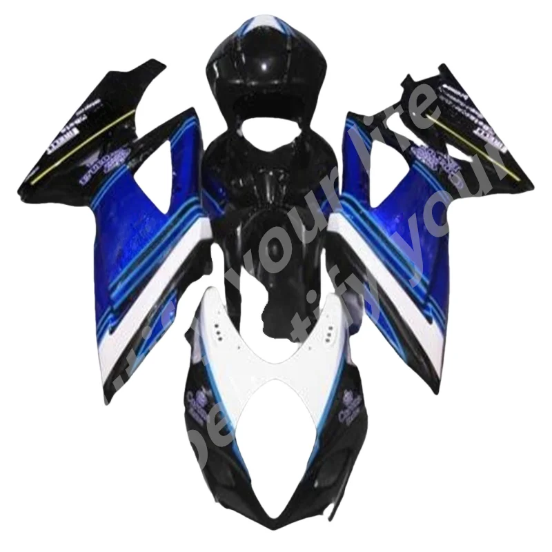 Perfect Fitment Fairings Kit for G S XR1000 07 08 G S XR G S XR 1000 K7 2007 2008 Injection Blue Black White Bodywork Set