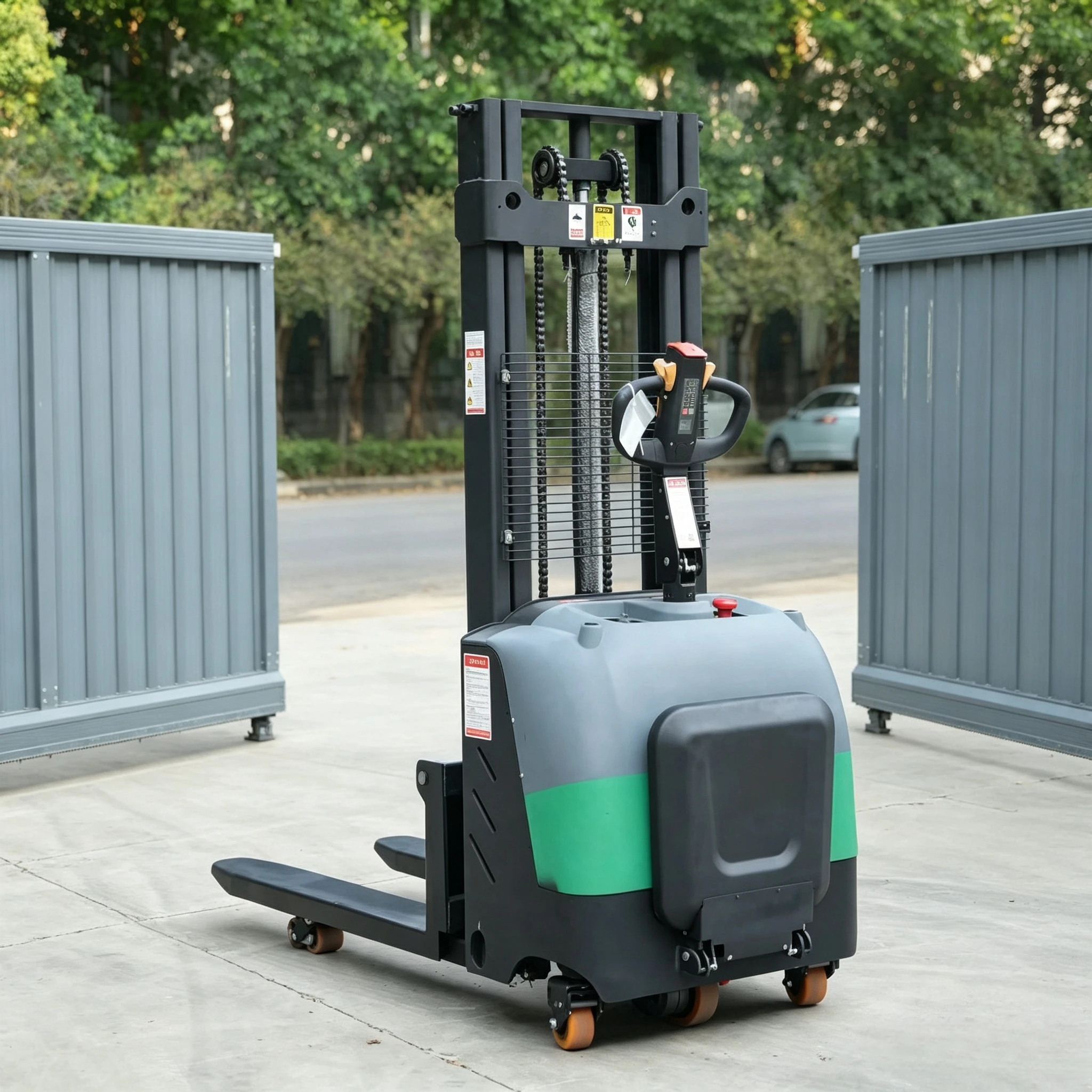 Electric Pallet Stacker 1500kg with 3m Lift Durable Warehouse Equipment Material Handling Machine for Business & Industrial Use