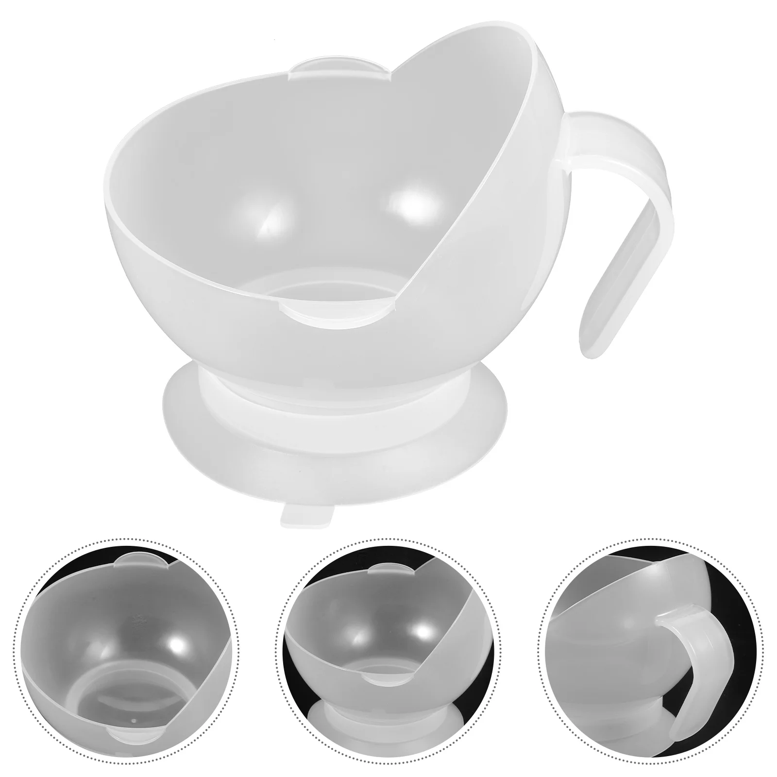 

Противоскользящая присоска, водонепроницаемая силиконовая миска для пожилых людей с ограниченными возможностями, адаптивная посуда для пожилых людей, легкая прочная нескользящая обеденная миска