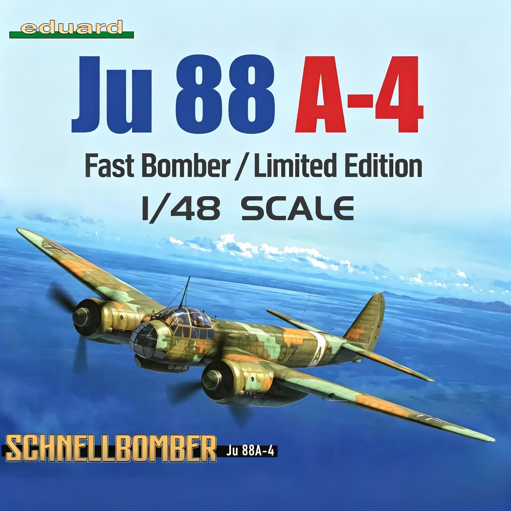 

Eduard Plastic Assembled Aircraft Model Kit 11194 Schnell bomber Ju 88 A-4 1/48