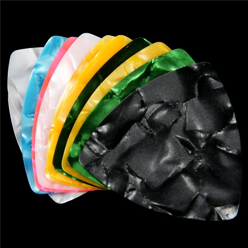 HOES-200Pcs Acoustic/Electric Guitar Picks Plectrums 0.46Mm---Assorted Color