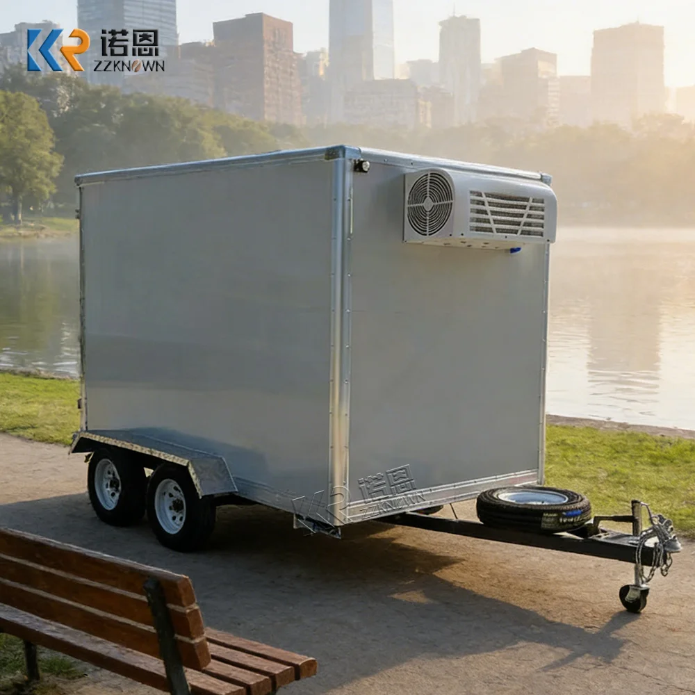 Refrigerated Truck Powerful Reefer Truck Consistent Cold Chain Freezer Trailer Transport Unit with temperature control