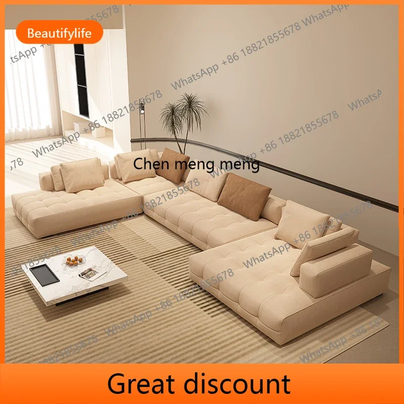 6239 Lawrence sofa matte cloth high-end fabric living room combination, Italian minimalist sofa