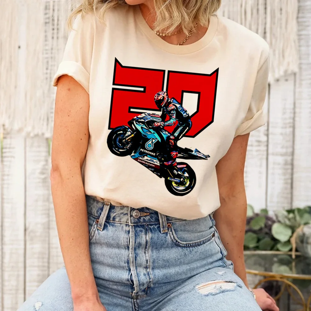 Fabio Quartararo tshirt women aesthetic Grunge Gothic korean clothes Vintage Graphic shirt Comfortable Punk women Grunge 2000s