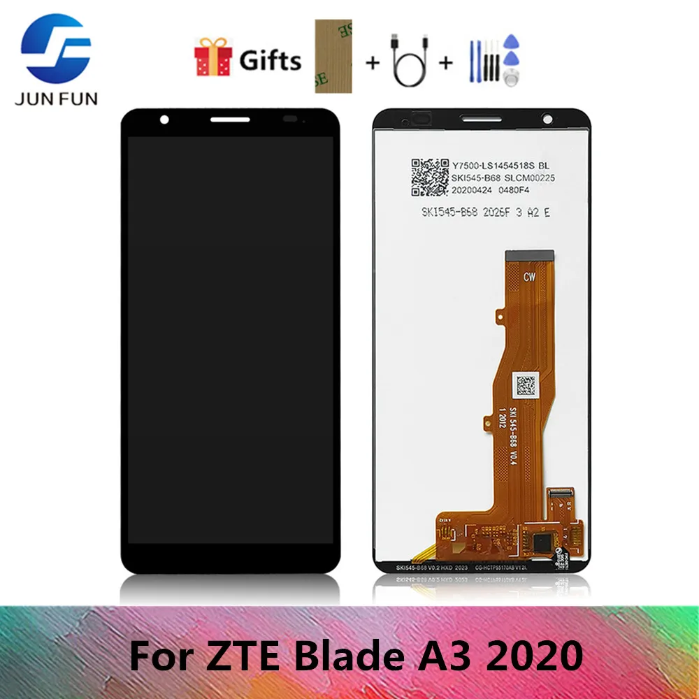 

5.45"LCD For ZTE Blade A3 2020 LCD Screen Touch Digitizer Assembly Replacement for ZTE A3 2019 Blade L8