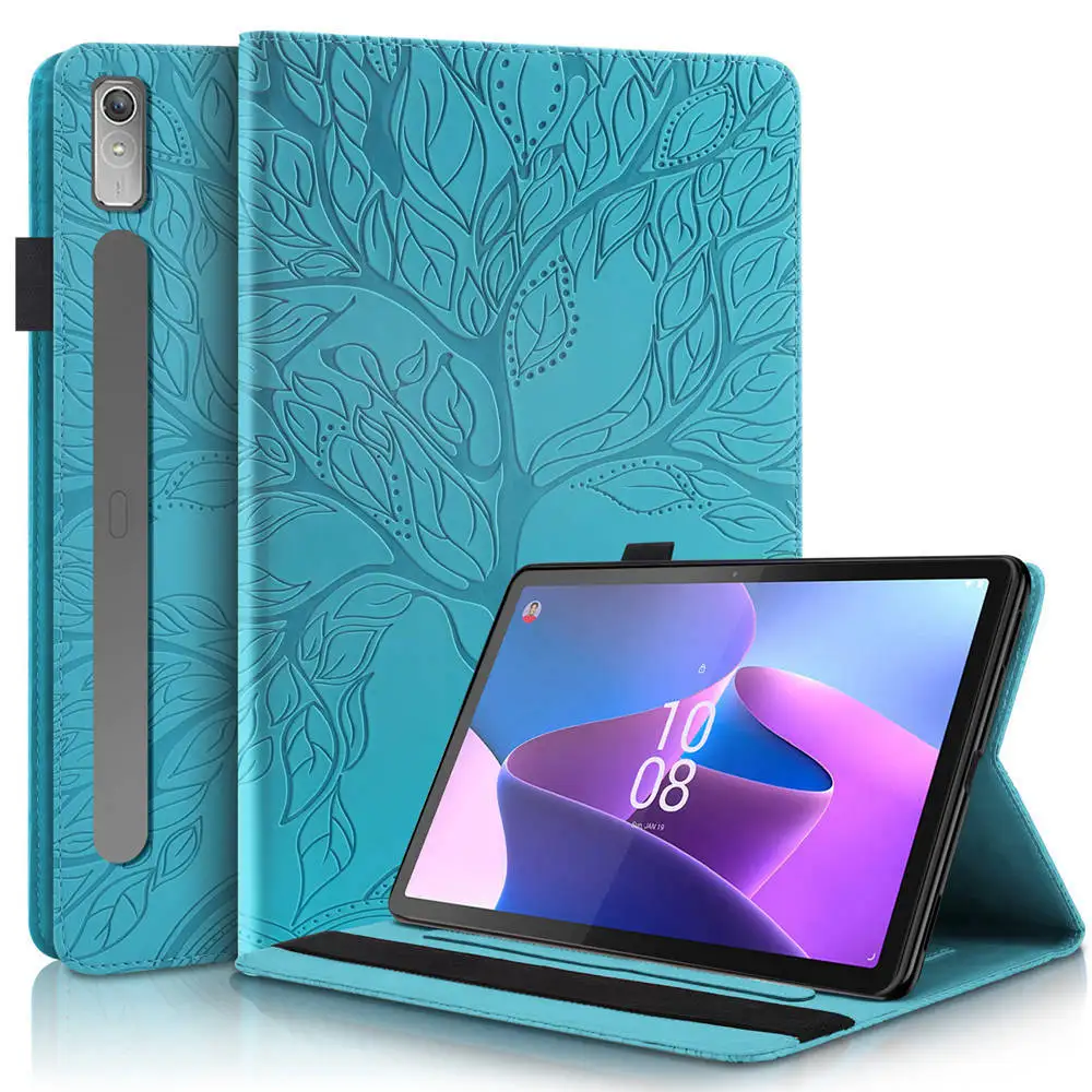 For Lenovo Tab P11 Pro Gen 2 11.2 2022 TB-132FU Case 3D Tree Stand Soft Silicone Tablet Cover For Lenovo XiaoxinPad Pro 11.2