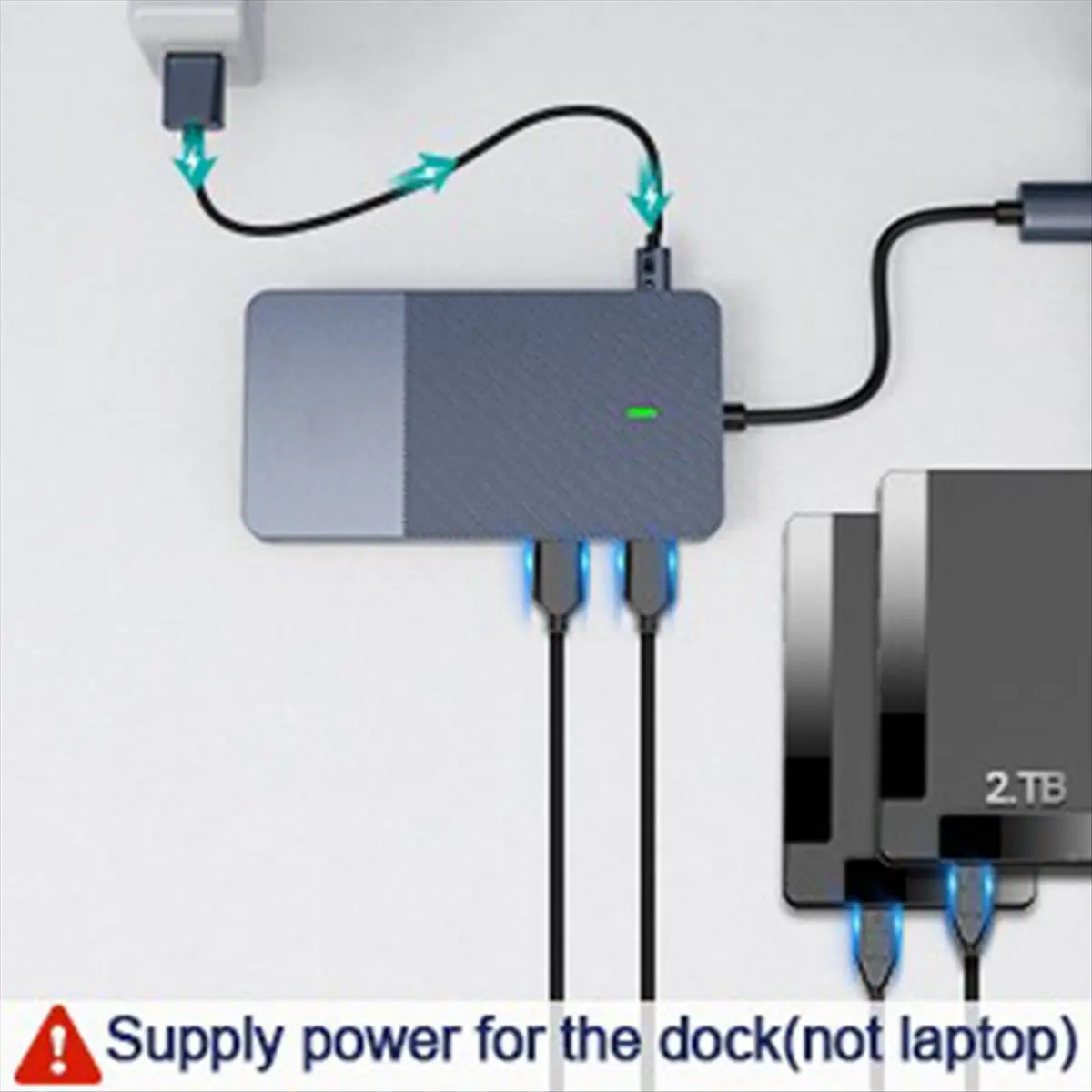 

Stable- USB 3.0 Docking Station, Triple Display USB Hub Dual Monitor, USB C Laptop Docking Station for MacBook M1 M2