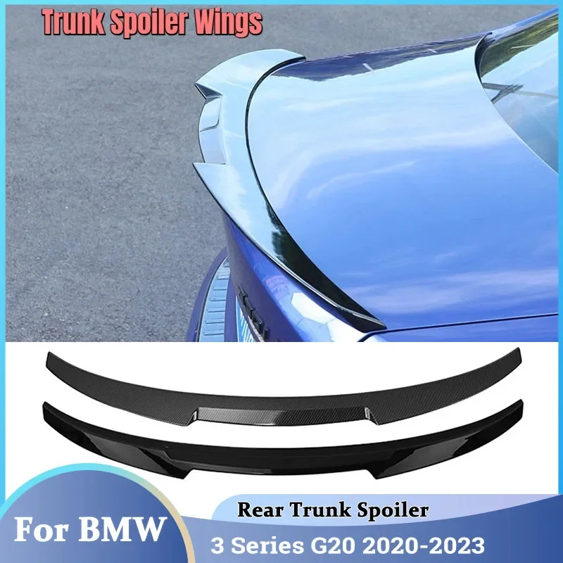 2019-2023 for BMW G20 M4 Style Rear Trunk Spoiler Tail Wing 3 Series 320i 320d 330i 330d M340i Rear Wing Tuning Accessories