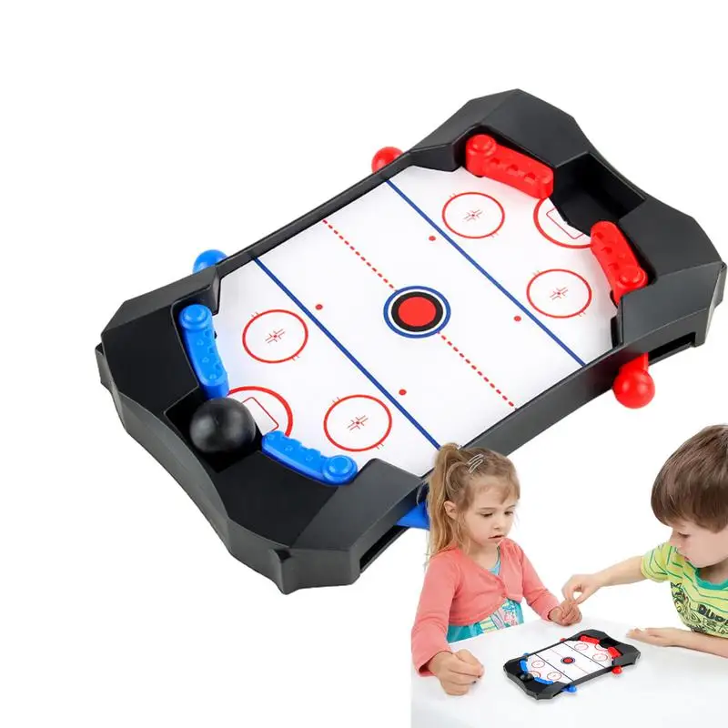 Mini Ice Hockey Desktop Tabletop Ice Hockey Battle Sports Board Game For Family Game Night Fun Interactive Competition Game For