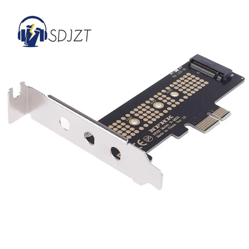 1pc NVMe PCIe M.2 NGFF SSD To PCIe X1 Adapter Card PCIe X1 To M.2 Card With Bracket