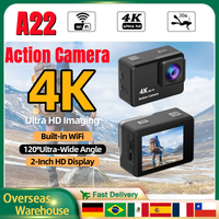 4K/30fps Action Camera Ultra HD WiFi 2.0-inch 30m Underwater Waterproof Helmet Video Recording Cycling Skiing Sport Cameras Gift