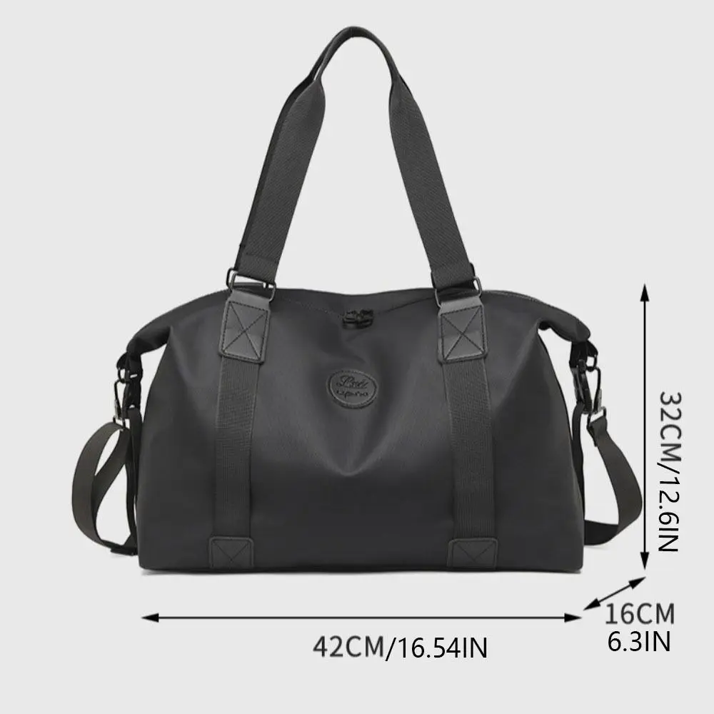 Large-Capacity Womens Travel Tote Bags Fashion with Zipper Sports Shoulder Pack Overnight Bag Duffel Bag Luggage Storage Bag