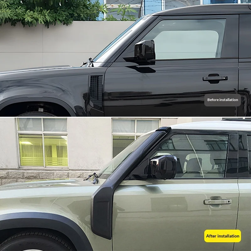 ABS Snorkel System Air Intake Kit for Land Rover Defender 90 110 130 2020-2025 Wading Front Side Desert Intake for Adventures
