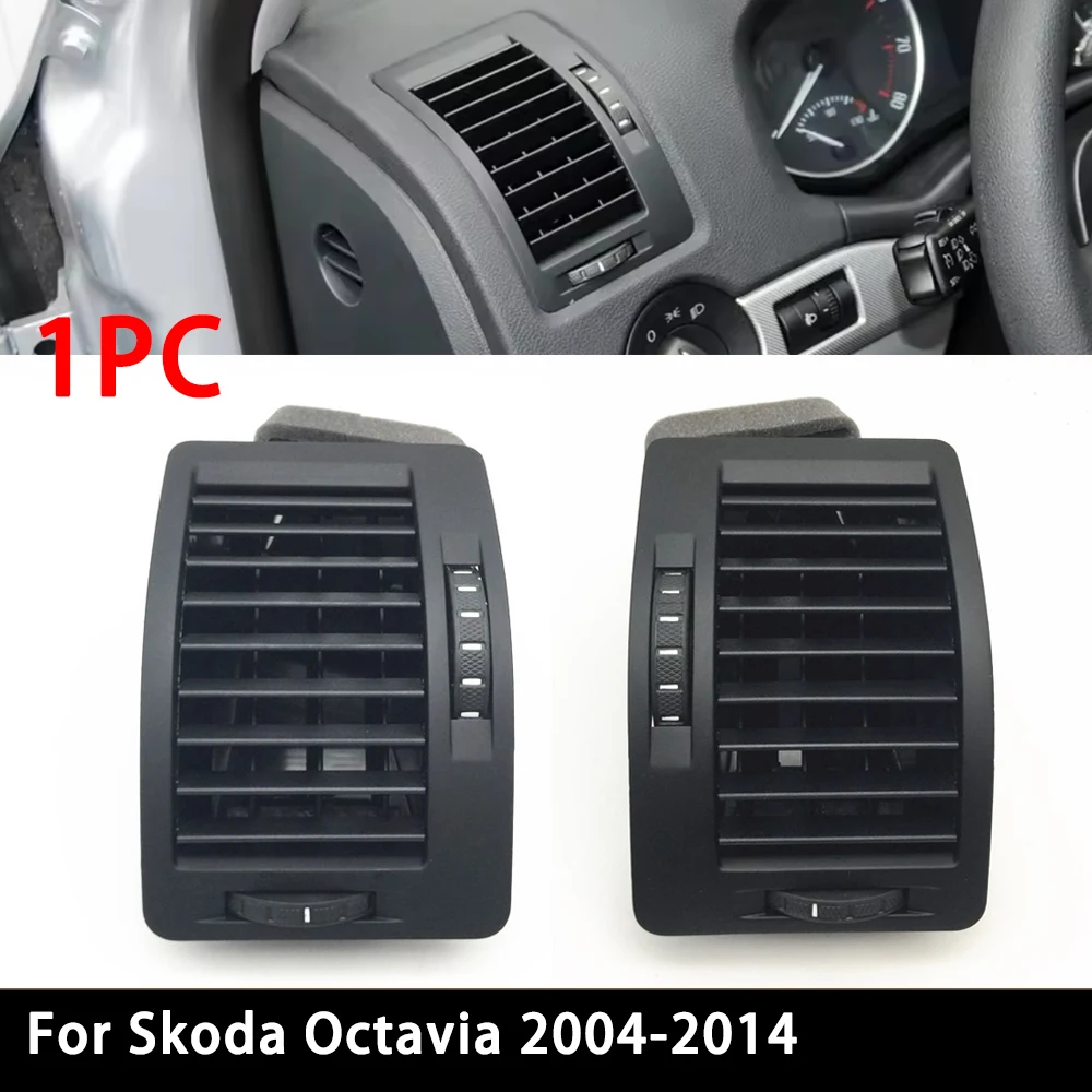 

For Skoda Octavi MK2 2004-2014 Left Right Black Air Vent Outlet AC Vent Grille Assembly 1ZD819701 1ZD819702 Car Accessories