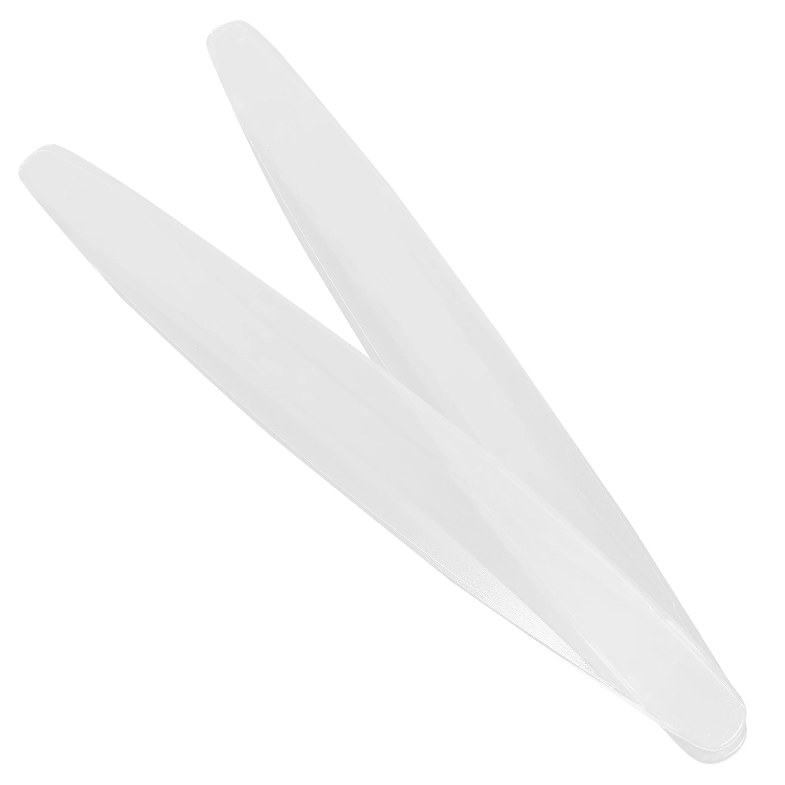 

2pcs Car Bumper Protector Anti Collision Strip Door Edge Guards Scratch Proof Self Adhesive Pu Material Long Lasting Protection