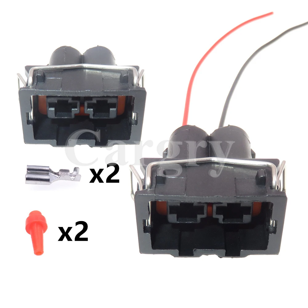 

1 Set 2P 15363600 357951772 357 951 772 Car Horn Plug for VW Automobile Starter Waterproof Wire Harness Connector