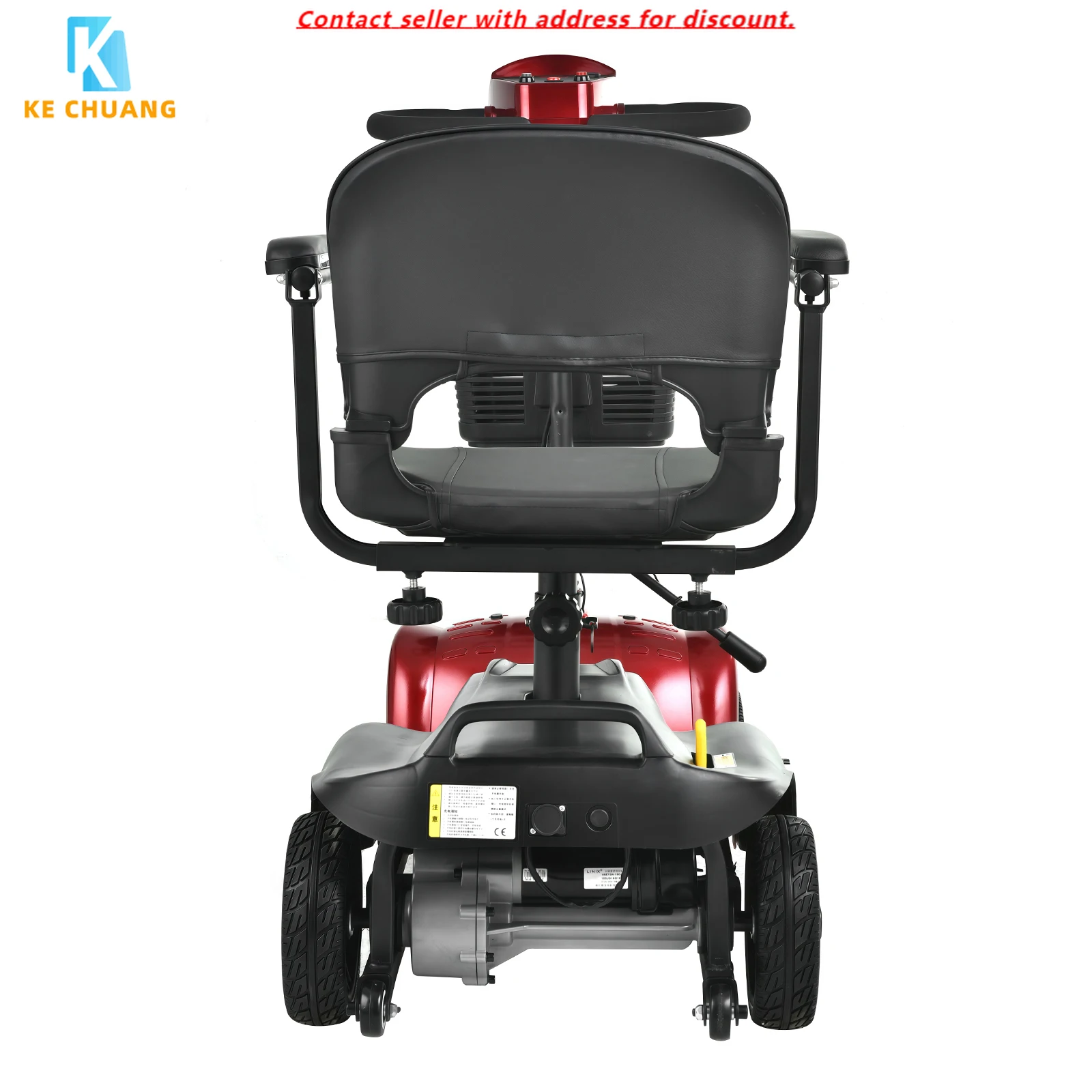 

Lithium Battery Long Range Solid Tire Four Wheeled Mobility Folding Aluminum Alloy Scooter For The Disabled