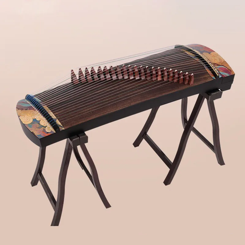 Guqin chino hecho a mano, rendimiento portátil, Guzheng pequeño, práctica para principiantes, instrumentos musicales tradicionales Guzheng profesionales