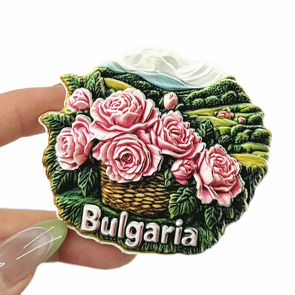 Bulgaria 3D Black Sea Beach Fridge Magnet, Resin Coastal Souvenir, Gift & Collectible