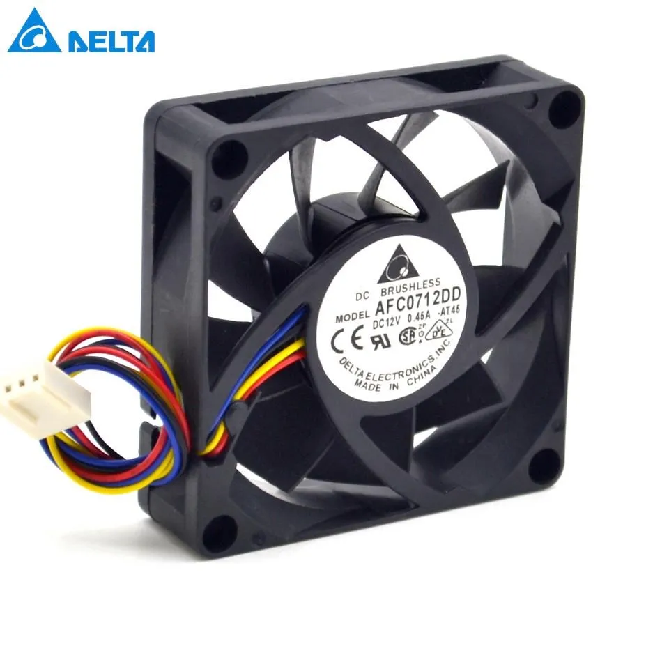 AFC0712DD 7020 70mm 12V 0.45A ventilador de refrigeración de velocidad de doble bola para DELTA 70*70*20mm