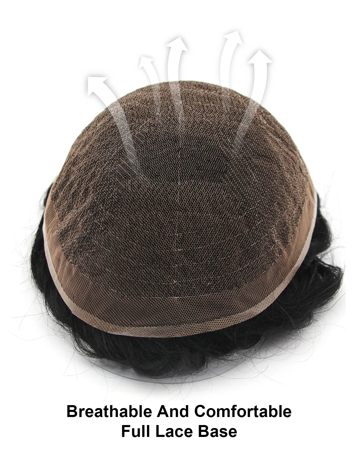 Full Lace Toupee Men Breathable Capillary Prothesis Natural Hairpeice 6