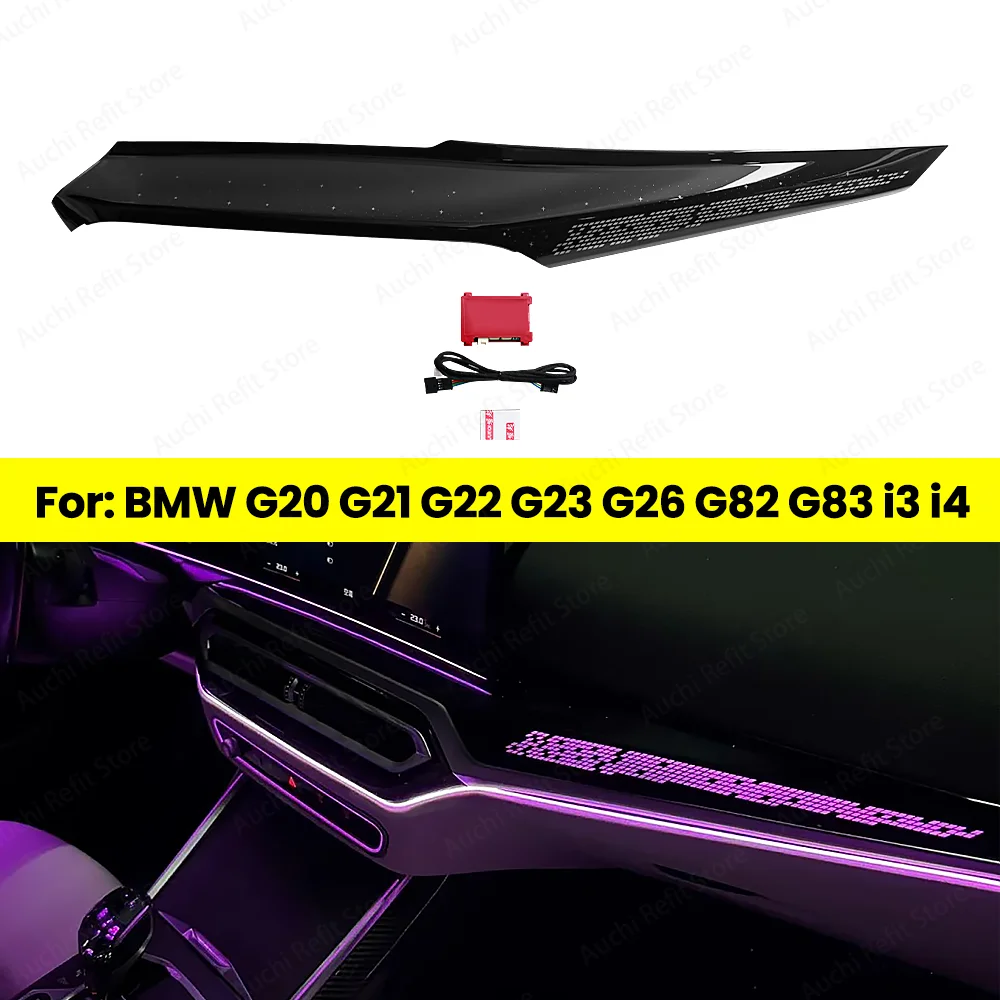 

Auchi LED Original 11 Color Ambient Light For BMW 3 Sereis G20 2023+ Car Instrument Starlight Passenger LED Decorative Panel