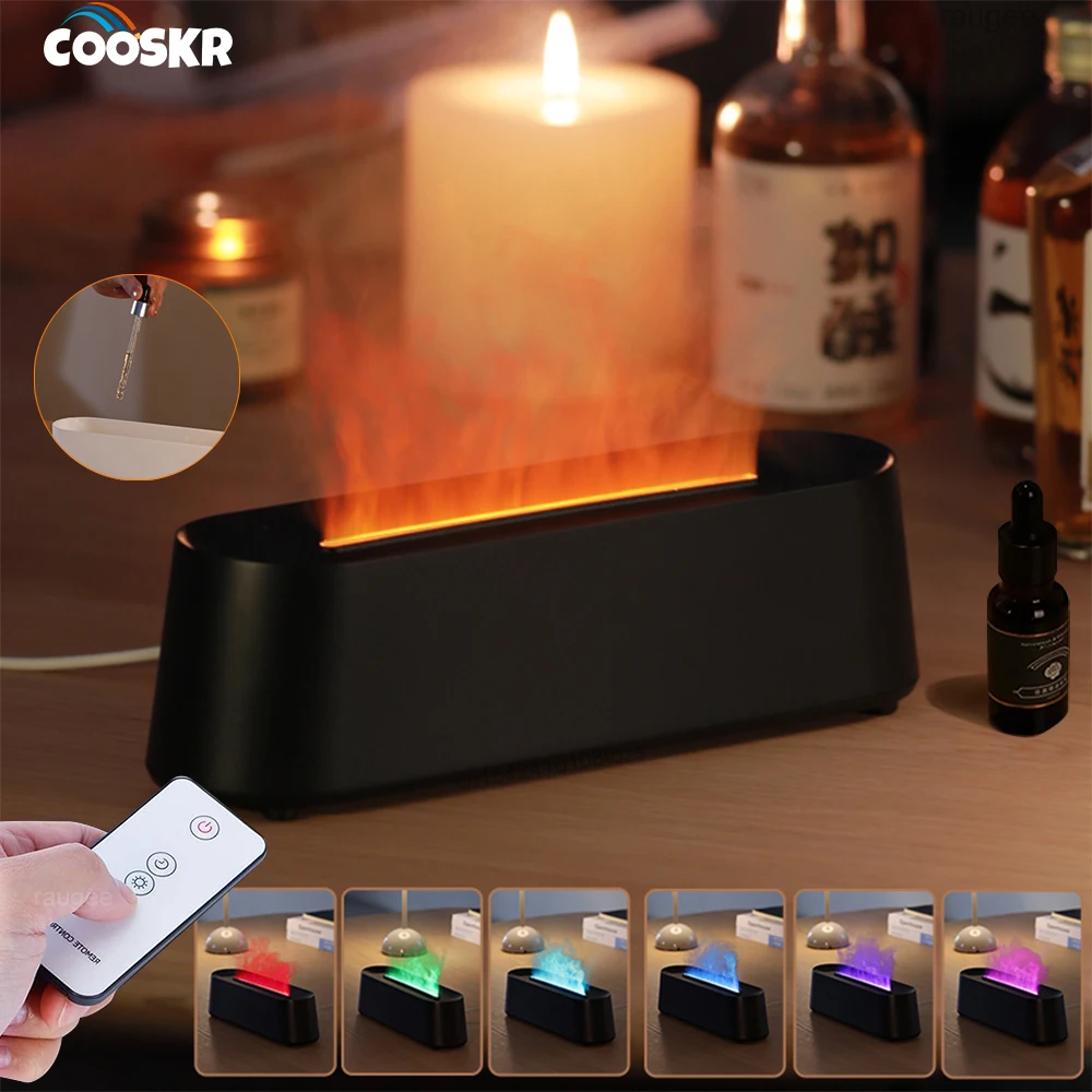 Aroma Humidifier USB Electric Air Humidifier for Household Bedroom Fragrance Essential Oil Diffuser with Colorful Night Light