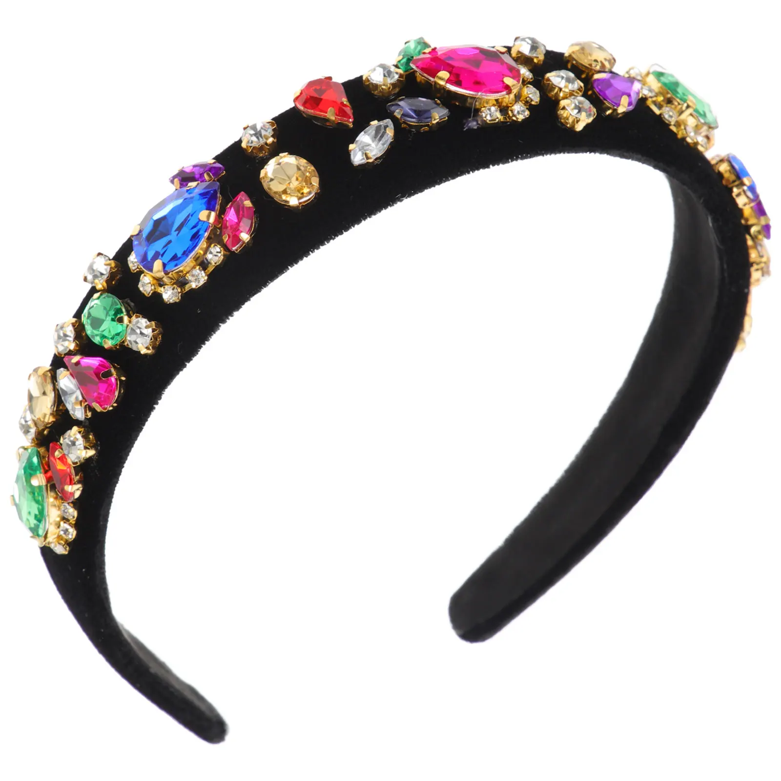 

Diamond Hair Hoop Pearl Headband Elegant Wide Heaband Durable Comfortable Party Daily Life Accessories Women Girls