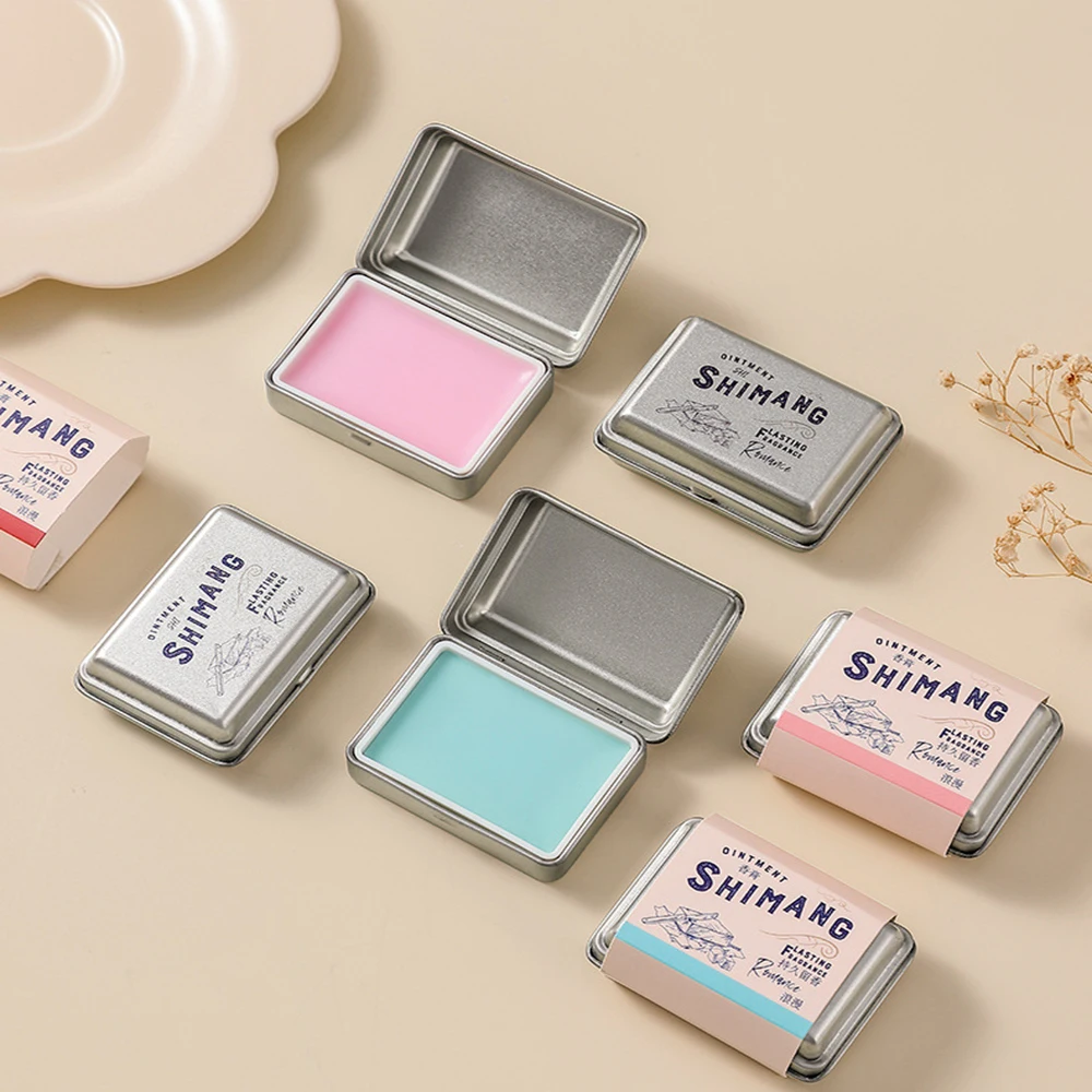 Bastão de perfume sólido com fragrância leve de longa duração, perfume floral portátil para homens e mulheres com madeira de ágar, pêssego