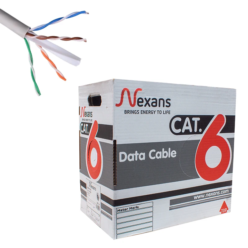 NEXANS CAT6 UTP LSZH 23 AWG NETWORK DATA CABLE 305 METERS