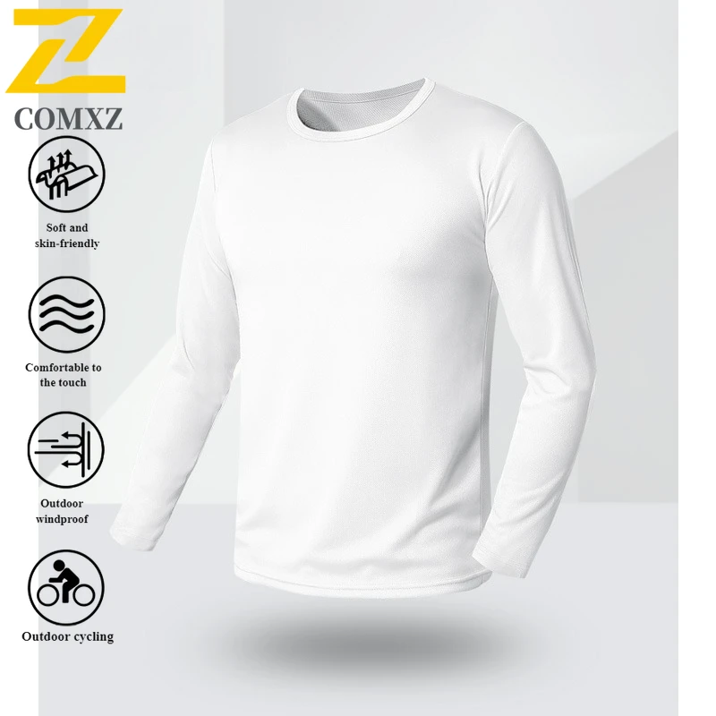 قميص رجالي سريع الجفاف للاستخدام الخارجي يسمح بمرور الهواء وممتص للرطوبة لصيد الأسماك للمشي لمسافات طويلة والتخييم متعدد الألوان للرياضات الصيفية وأكمام طويلة #5