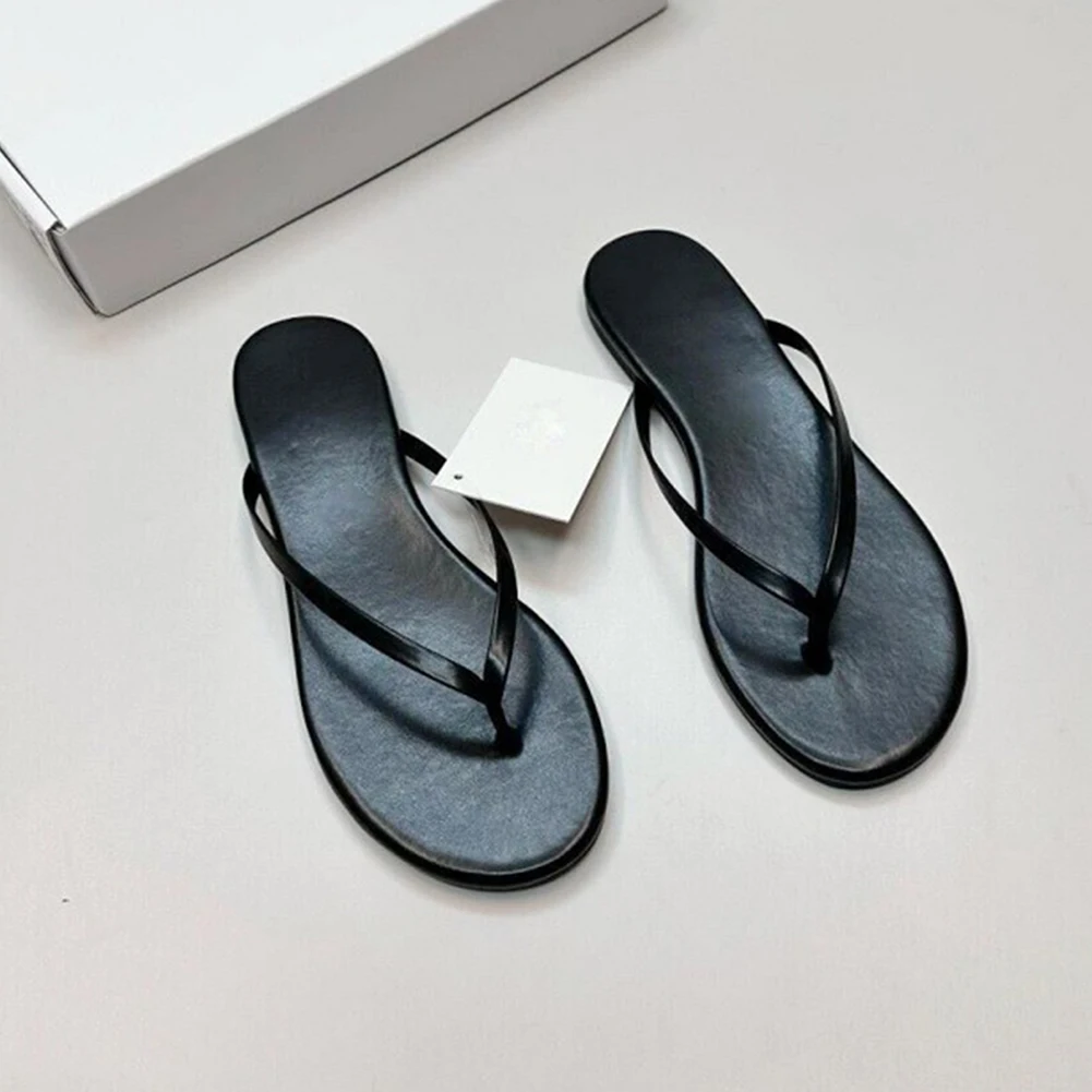 Flip Flops for Women Sandals Fashion Non-slip Outdoor Casual Slip on Soft Summer Shoes Solid-Color Party Beach Female Footwear view 3