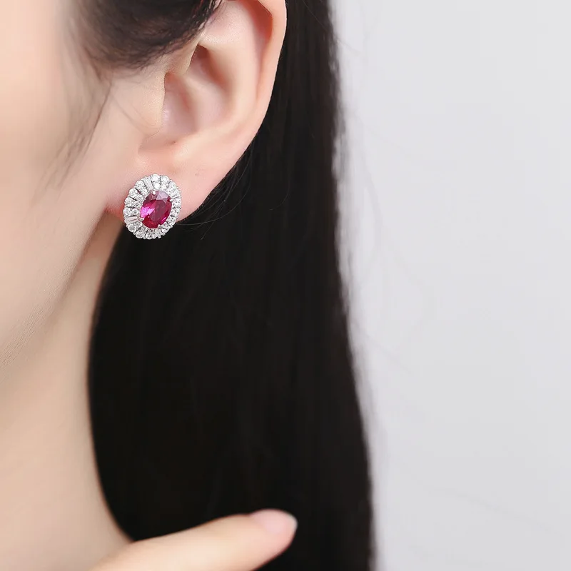 

PT950 Platinum Artificially Cultivated Gemstone Ice Flower Cutting Ring for Women's Personalized Light Luxury Diamond Ring