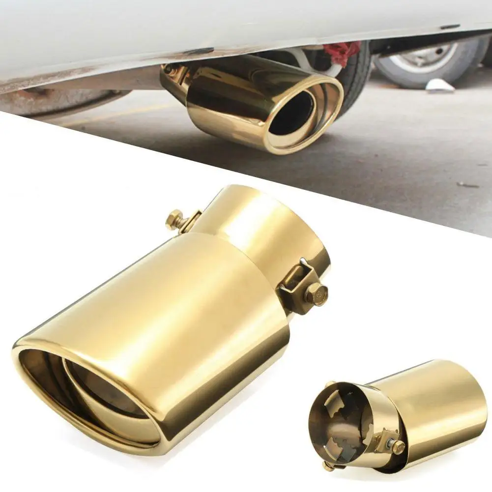 Exhaust Tip Universal Stainless Steel Muffler Tips 63mm/2.5 Inches Diameter Automotive Exhaust Tailpipe Tip Drop Shipping