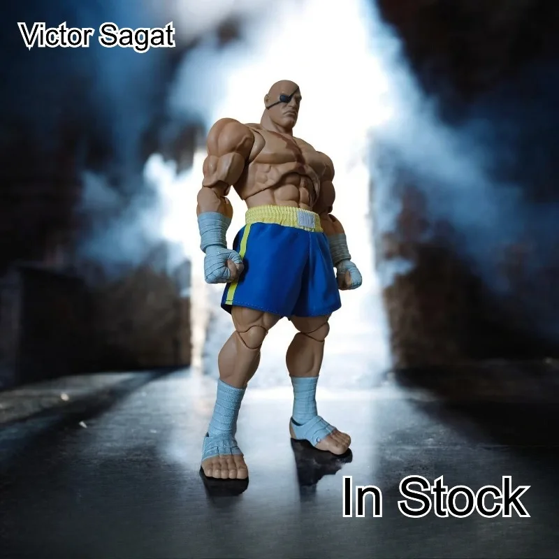 

In Stock Original Storm Toys ST Street Fighter Victor Sagat 1/12 Toy Collection Gift