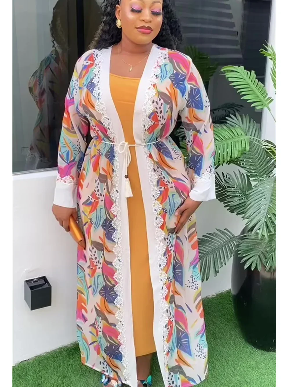 2 pezzi set abiti africani per le donne aderente sirena maxi abito sexy abiti da sposa eleganti con cappotto abiti Ankara veste 2024