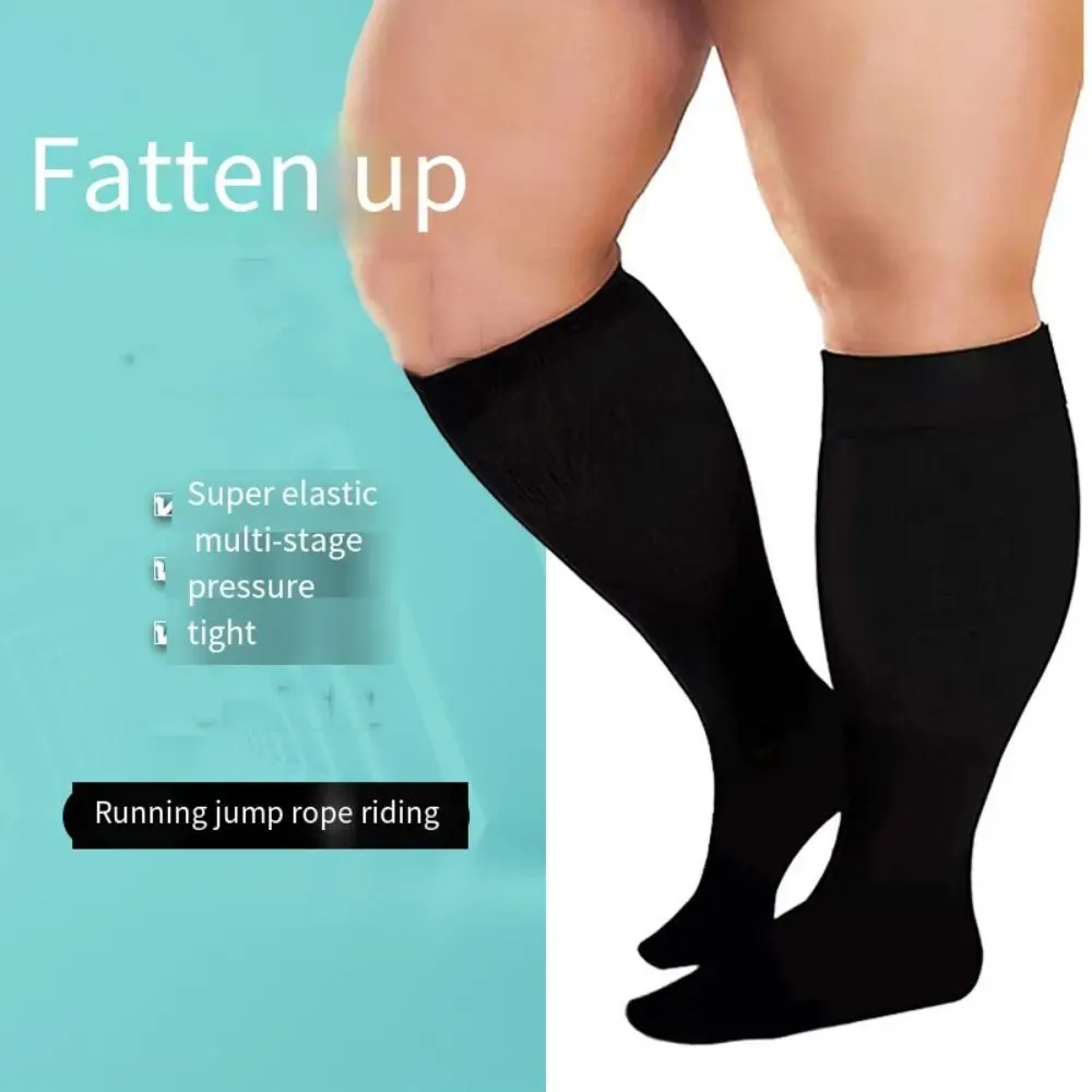 

Очень широкие носки до колена, большие размеры 7XL, мягкие эластичные прогулочные ботинки, литые носки, дышащие барриатрические носки до середины икры, лимфодма