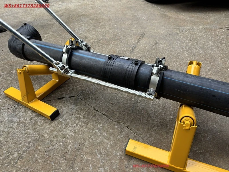 PE tensioner fused pipe fittings gas pipeline fixture steel wire skeleton pipe tensioner pipe fittings socket