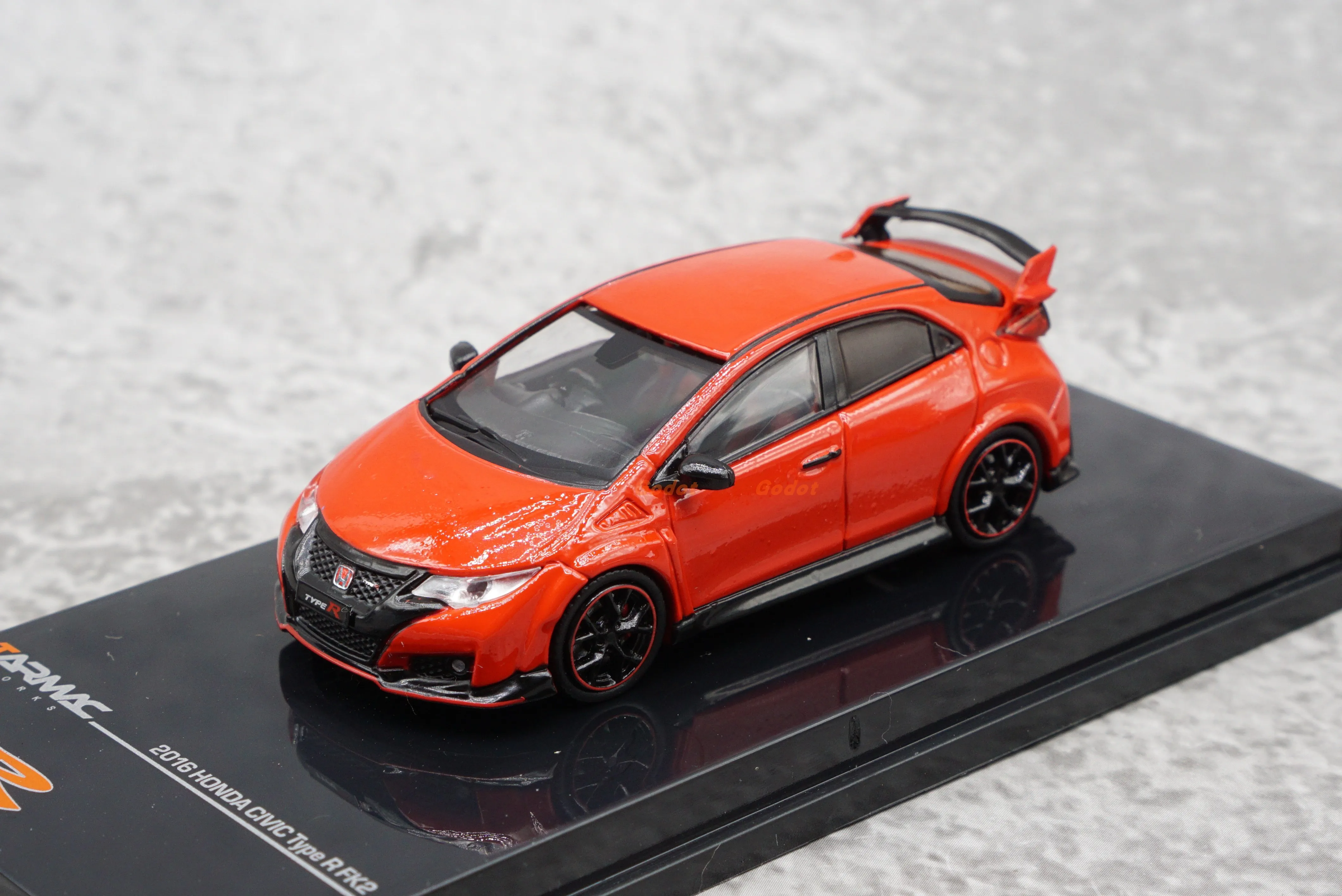 1:64 Scale Diecast Alloy Civic CIVIC FK2 Toys Cars Model Classic Nostalgia Adult Collectible Souvenir Gifts Static Display