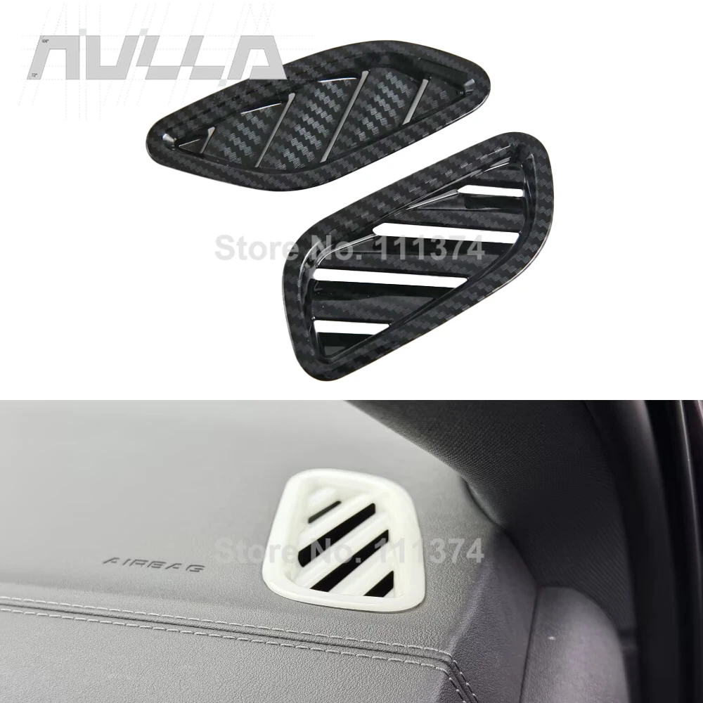 

For Audi A5L B10 2025 2026 Dashboard Side Air Outlet Cover Frame Protective Decorative Carbon ABS Trim Accessories