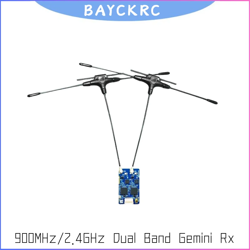 

Приемник ELRS Gemini BAYCK 900 МГц/2,4 ГГц/915 МГц, двухдиапазонный ExpressLRS RX с TCXO, дальнего действия для FPV-дрона/гоночного/фиксированного крыла