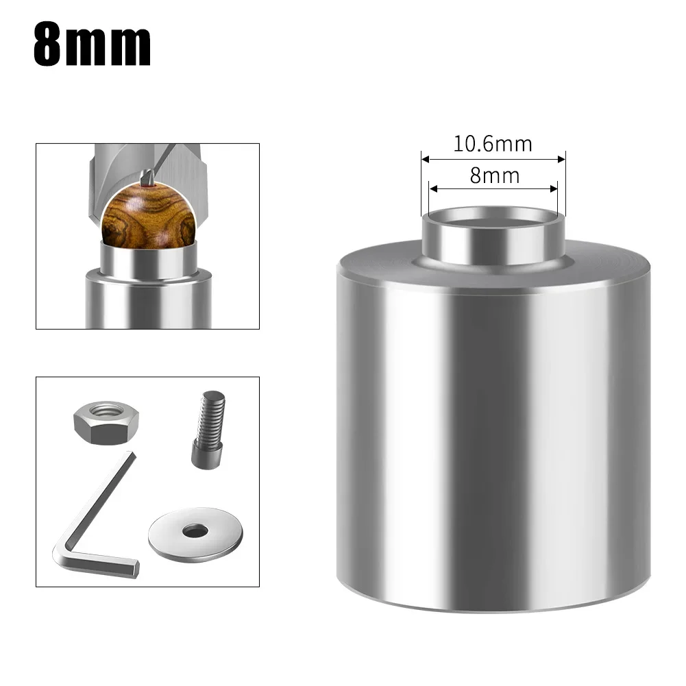 

Round Bead Router Bit Base for Woodworking Smooth Cutting Performance and Enhanced Stability for Reliable Results