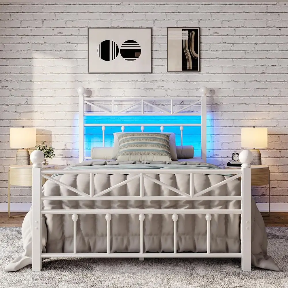 54" Metal Twin Bed …