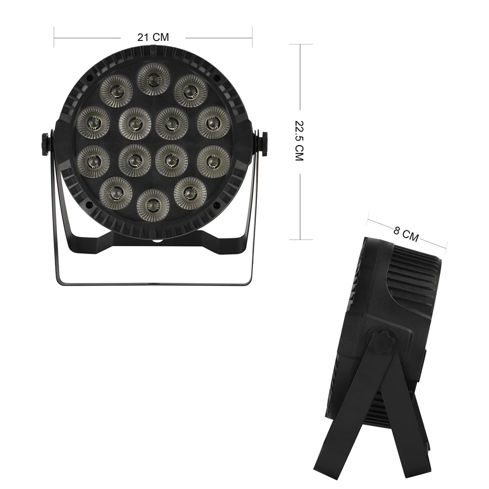 U'king 60w 14led par light 4 in1 rgbw schillerndes lichteffekt licht dmx512 bühnen licht sprach steuerung 4/8ch für bar ktv party disco – Detail 10