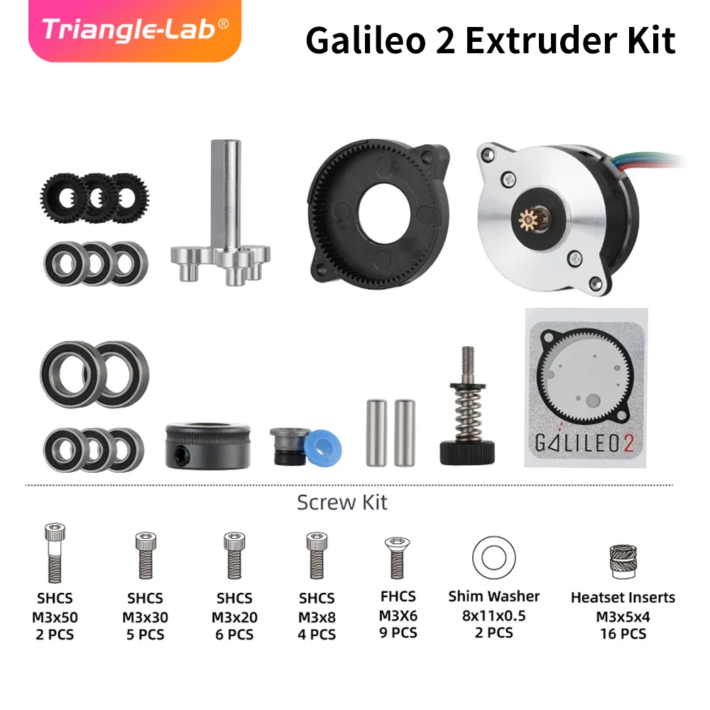 Extrusora Trianglelab REVC LDO Galileo 2, extrusora de acionamento direto para impressora 3D VORON areia Micron Stealthburner Toolhead