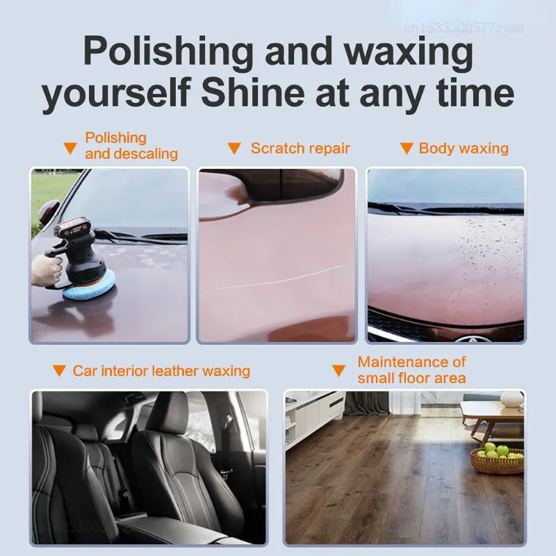 Youpin Worx Electric Car Polisher Machine WX858.9 Auto Polishing DC Cordless Car Polisher Waxing Universal Power Tool 20V Pack